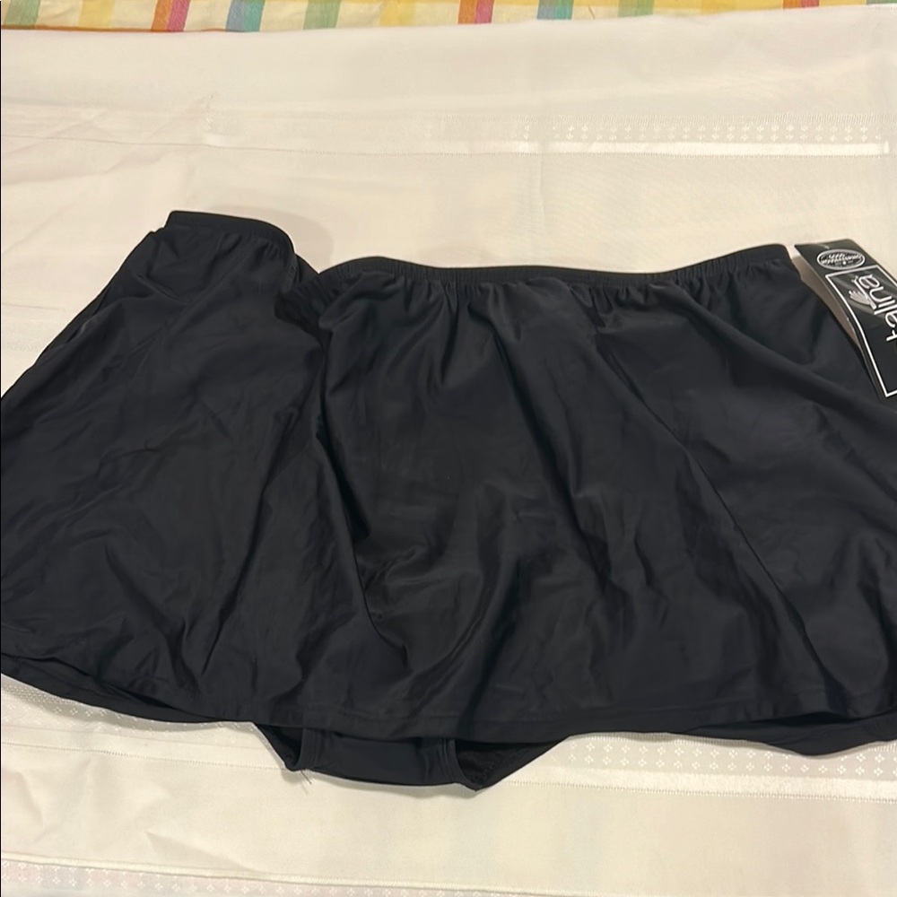 Black Swim Skirt